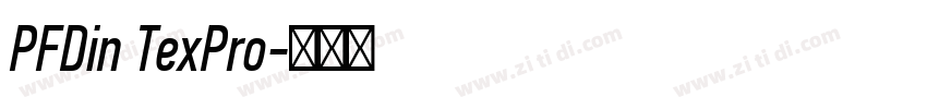 PFDin TexPro字体转换